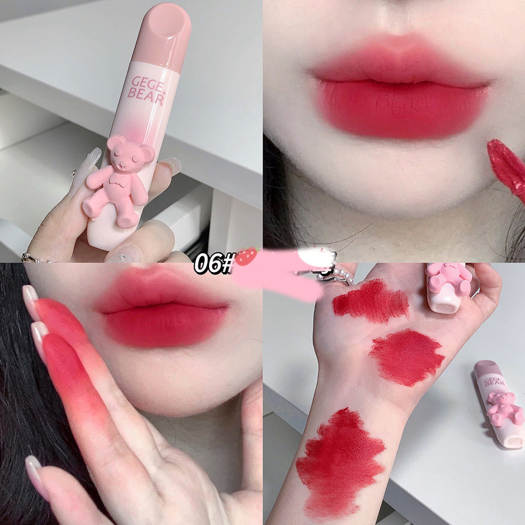 Little Bear Lip Glaze – Velvet Matte Lip Cream | Gege Bear